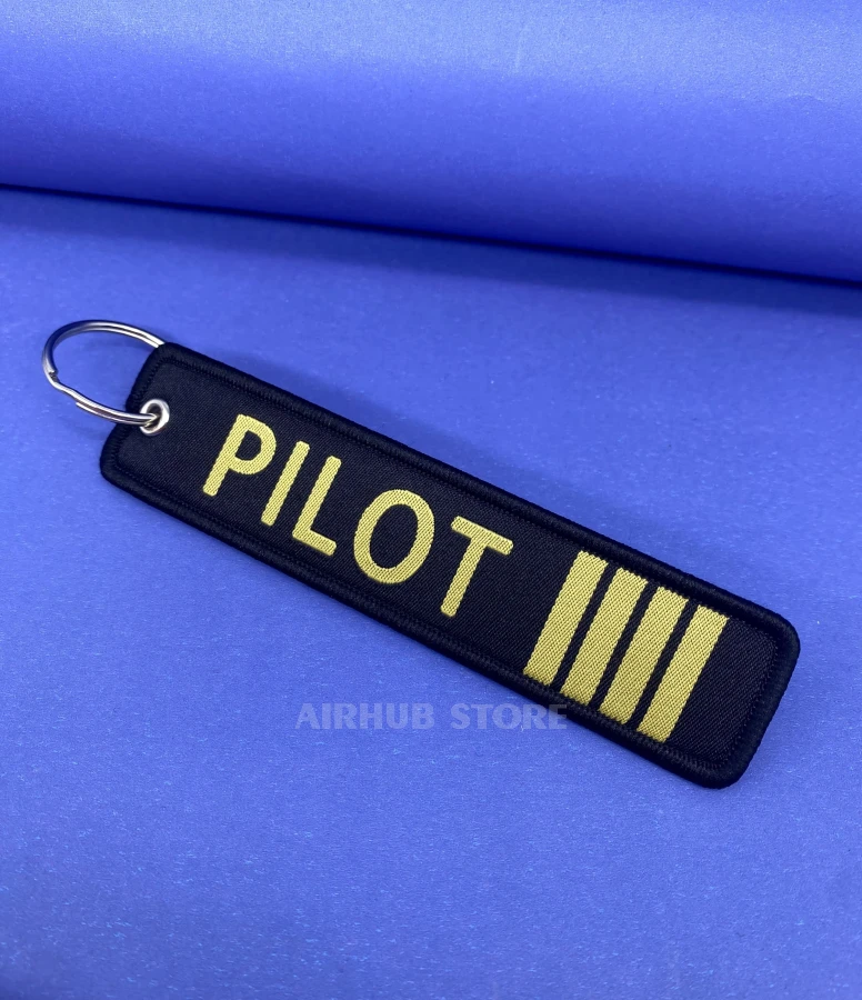 Pilot 4 Airplane Keychain
