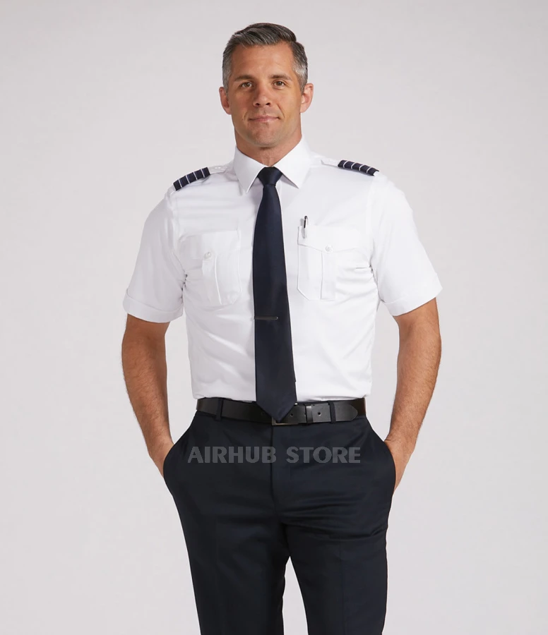 Short sleeves, tapered, TAPE BROOKS uniform shirt