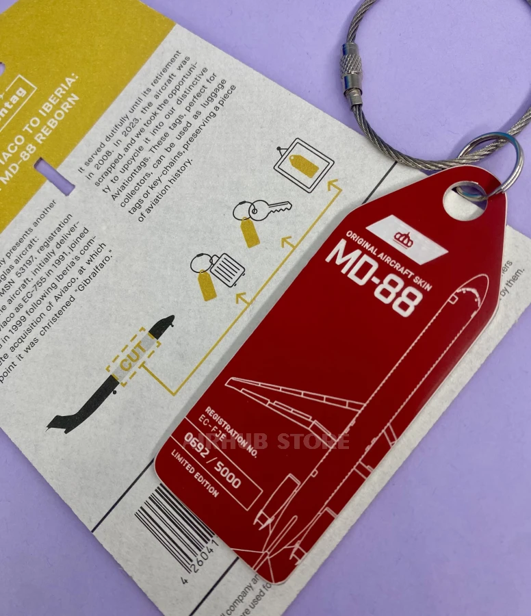 MD-88 Iberia Keychain