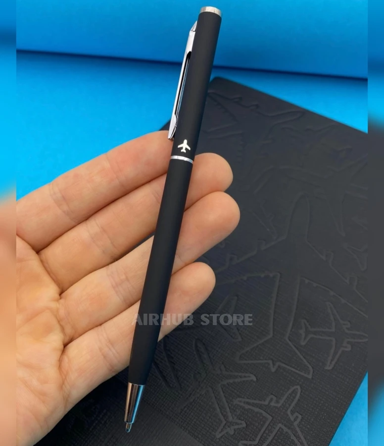 Classic pen with an airplane