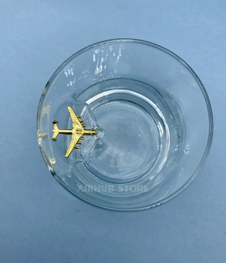 Glass with Antonov An-225 Mriya