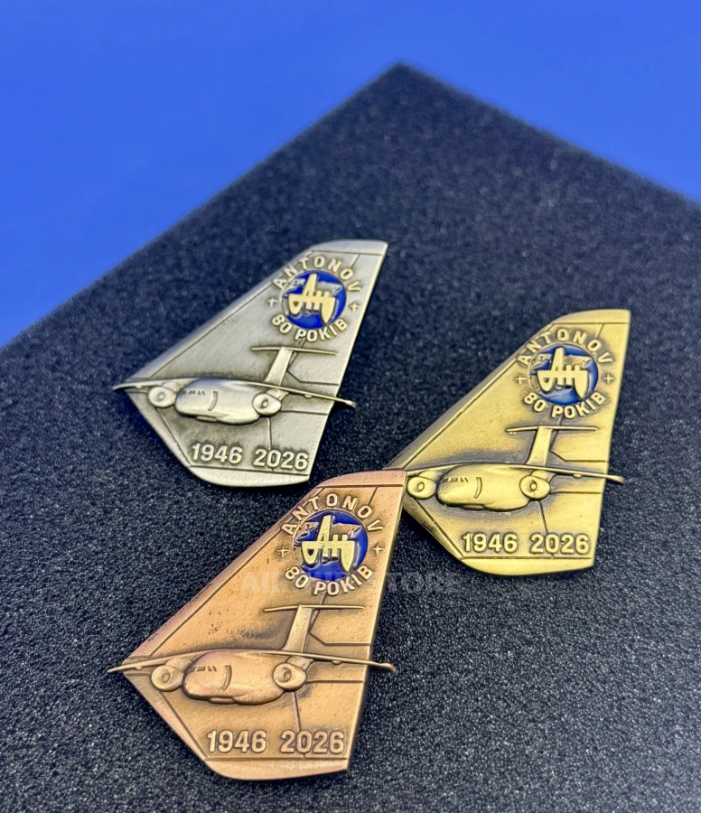 Antonov 80th Anniversary Badge