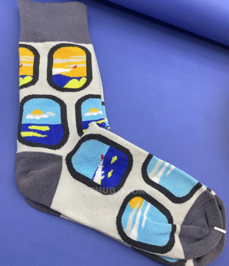 Airplane Window Socks