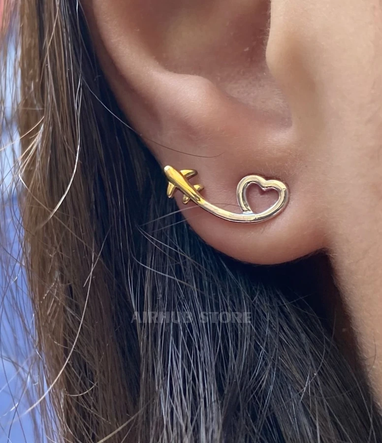 Aviation with love Earrings