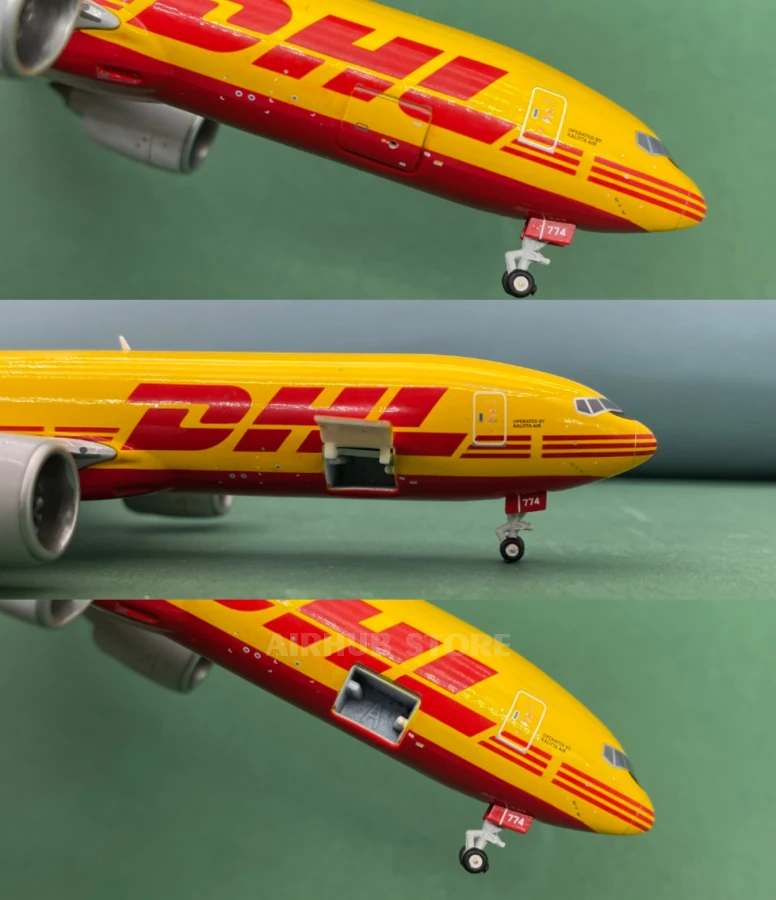 Aircraft Model Boeing 777F DHL N774CK Interactive 1:400