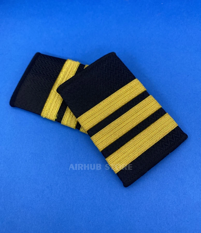 Pilot's shoulder straps 3 stripes structural