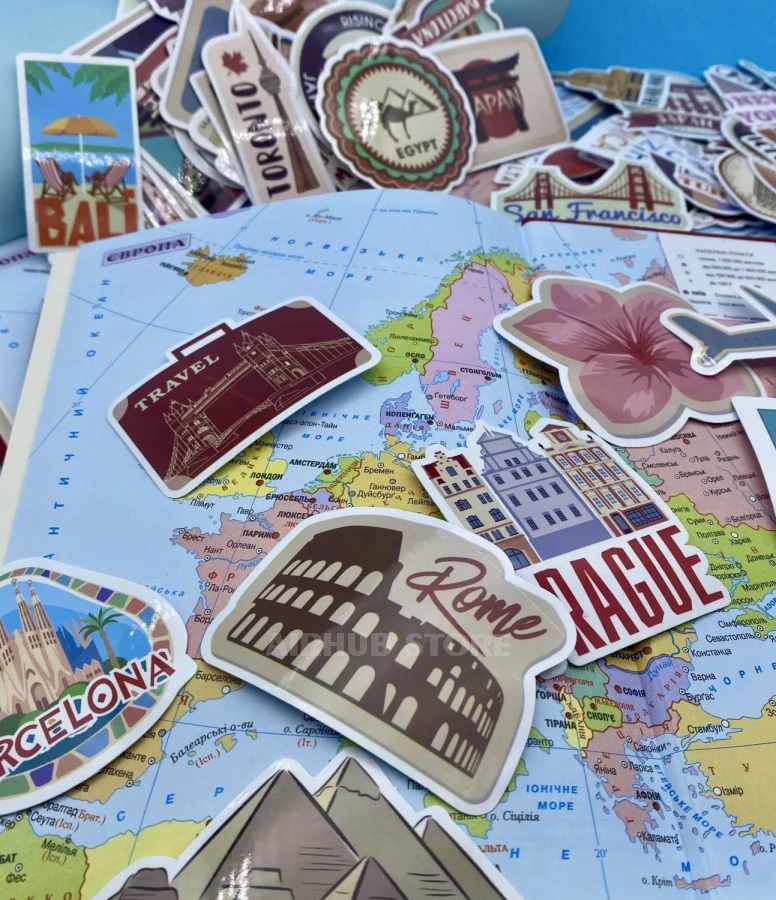 Countries of the World Sticker pack