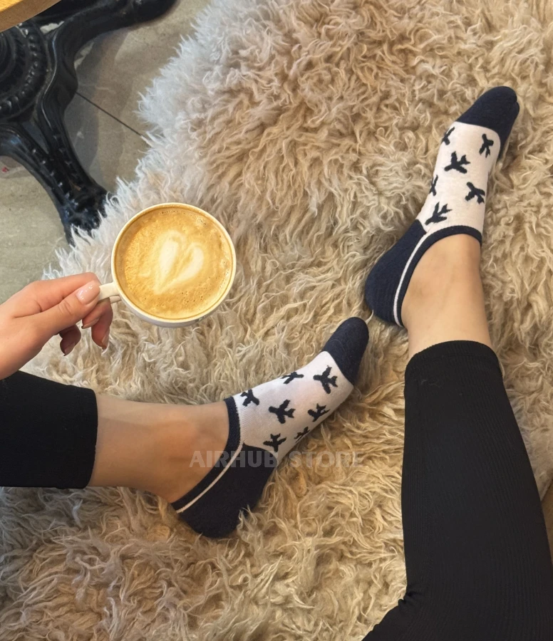 No Show Socks with airplanes