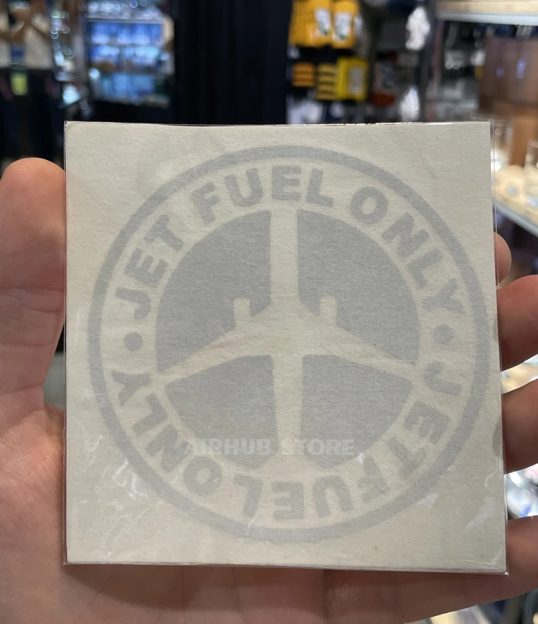 Jet Fuel Only reflective Sticker