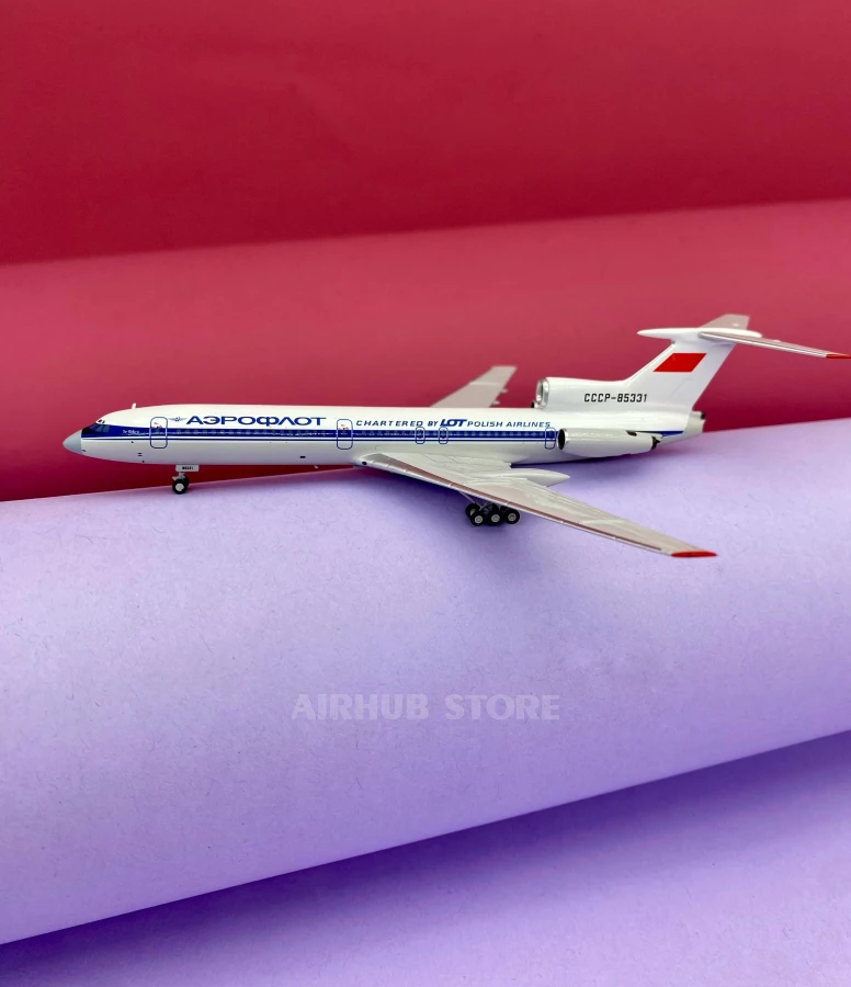 Aircraft Model Tu-154B-2 Aeroflot LOT 1:400