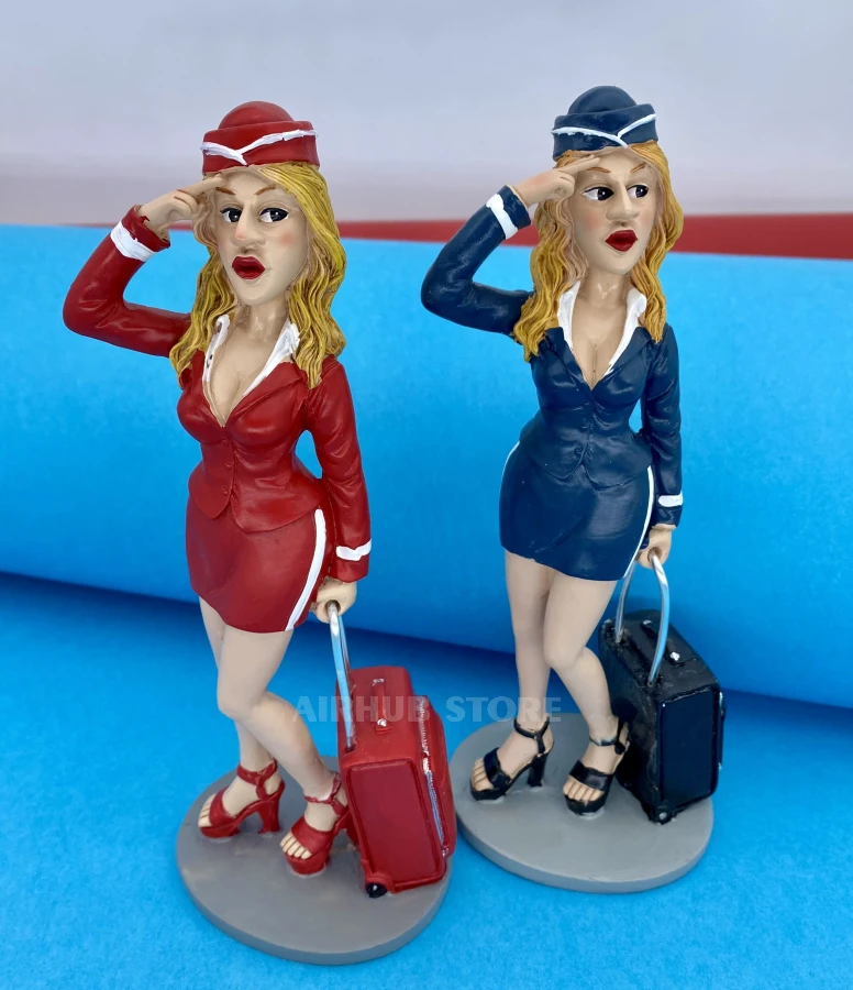 Statuette of a flight attendant