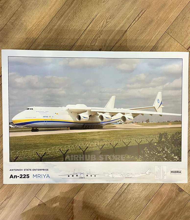 An-225 Mriya Side View Poster