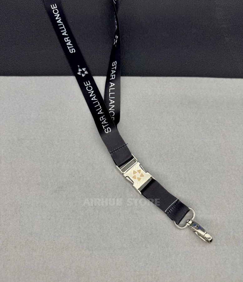 Star Alliance black Lanyard