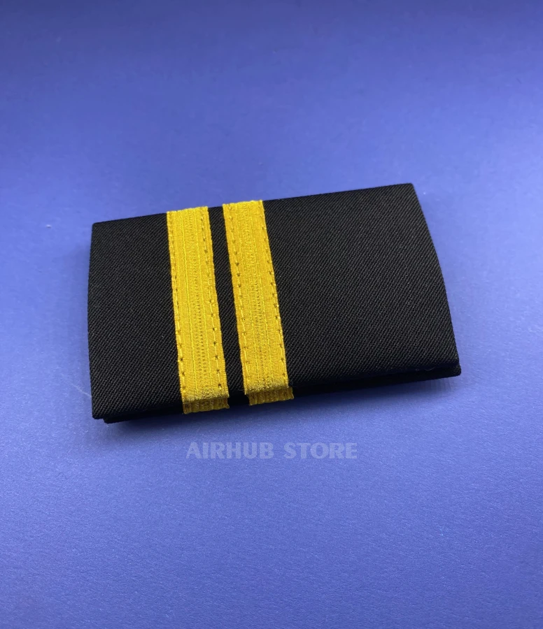 Pilot's shoulder straps 2 stripes
