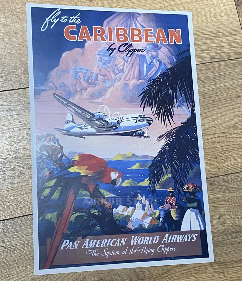 Retro Caribbean Poster