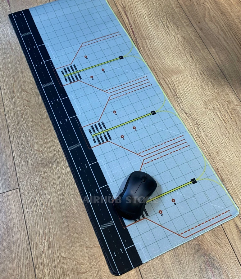 Mouse and keyboard mat Airport apron