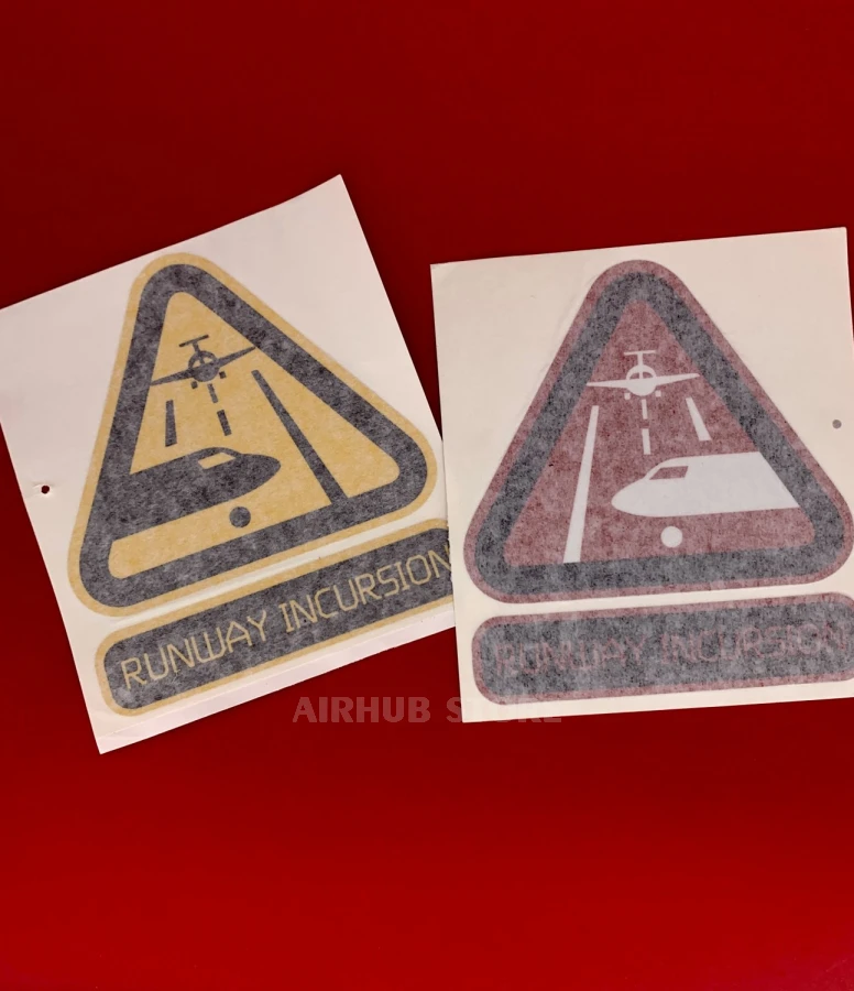 Runway Incursion reflective Sticker