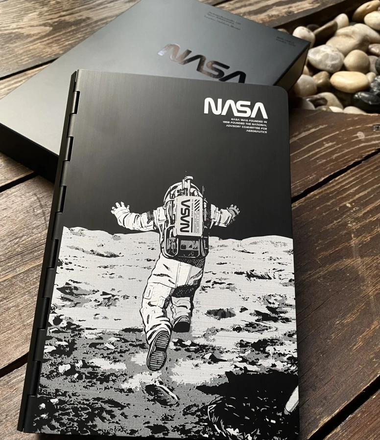 NASA Astronaut on the moon Notebook