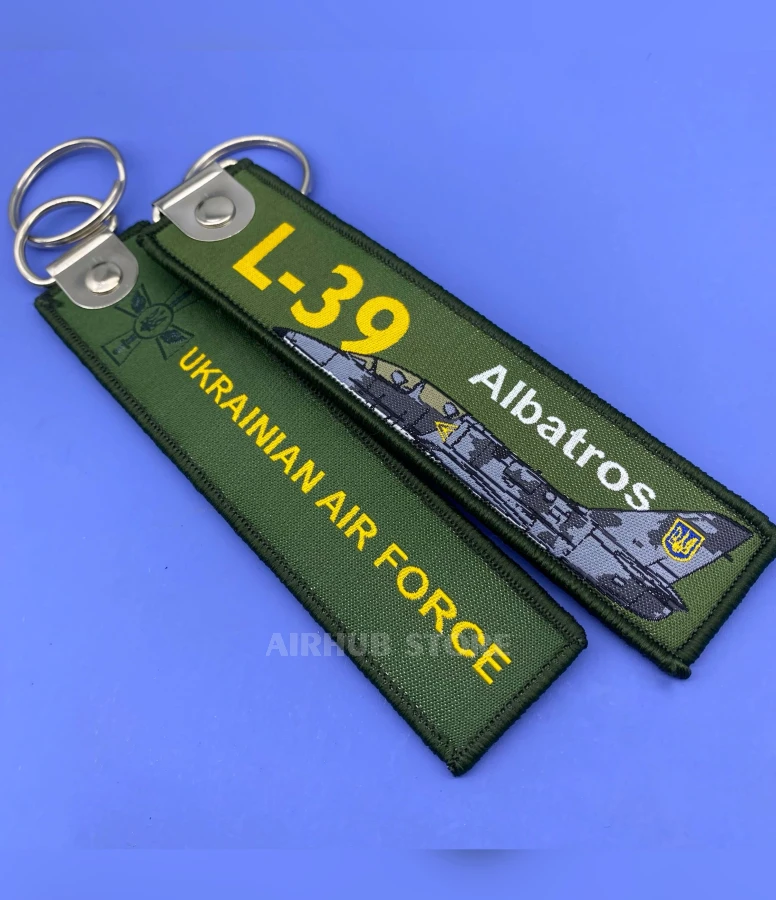 Ukrainian Air Force L-39 Albatros Keychain