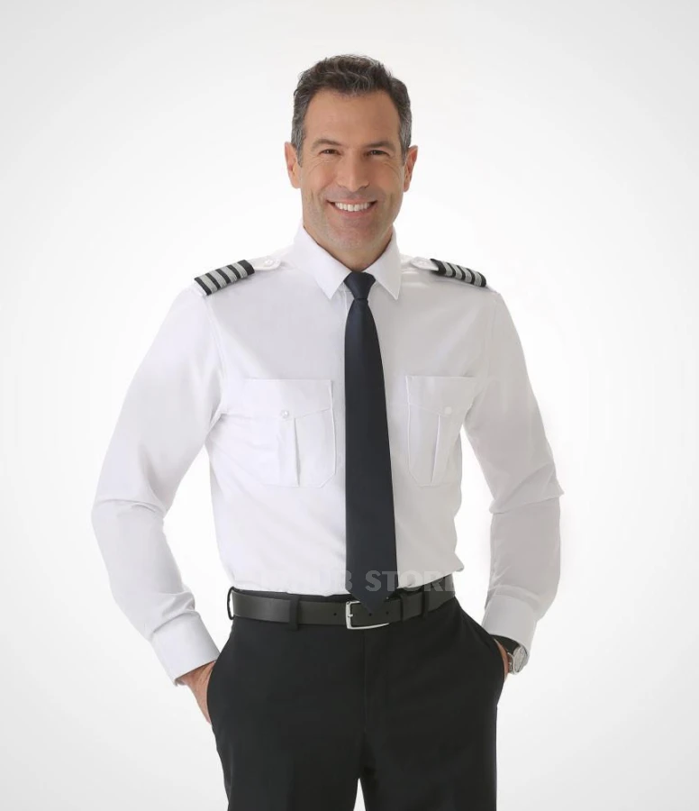 Long sleeves, fitted, FIT TROPO uniform shirt