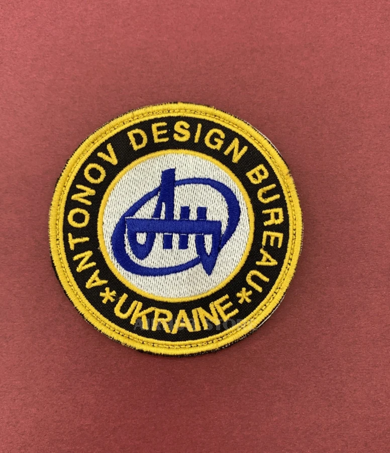 Нашивка Антонов Логотип Чорний