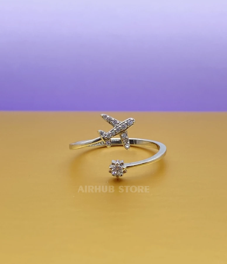 Airplane Shiny Ring