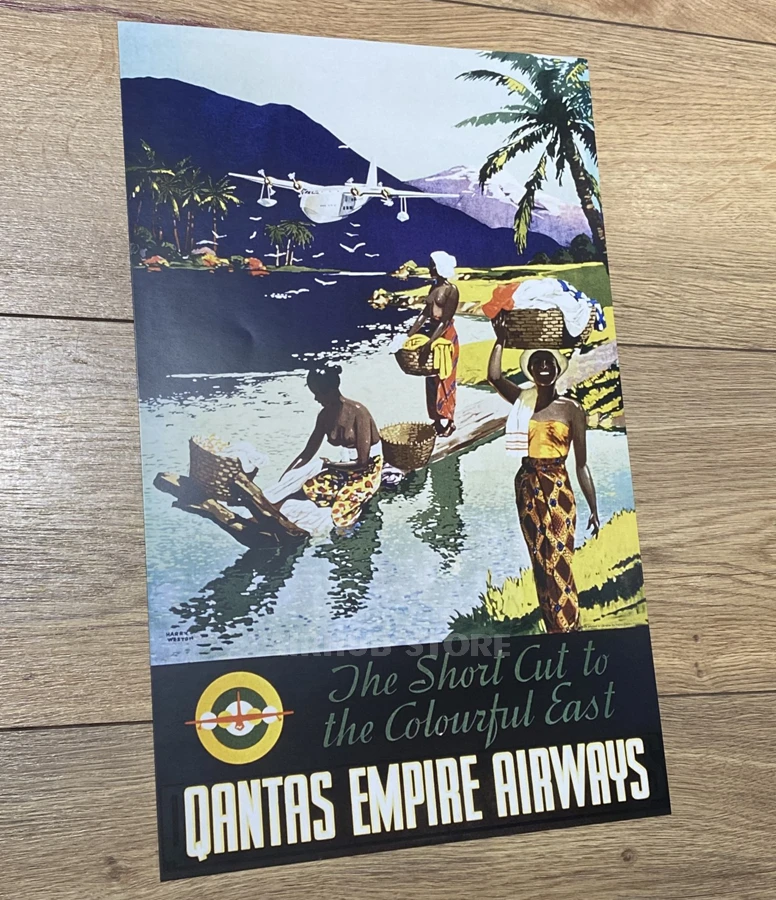 Retro Qantas Poster