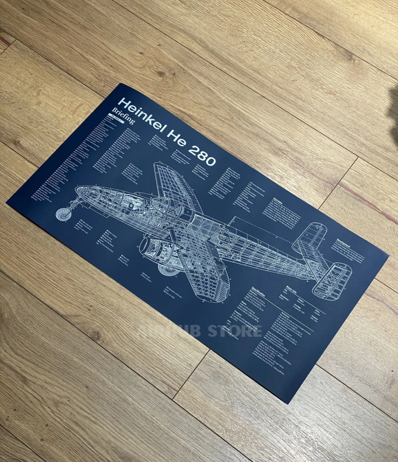 Poster Heinkel He 280