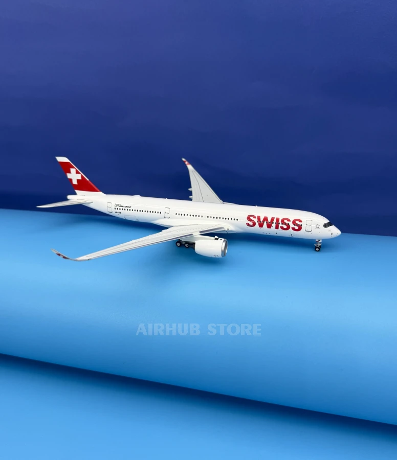 Aircraft Model Airbus A350-900 Swiss 1:400