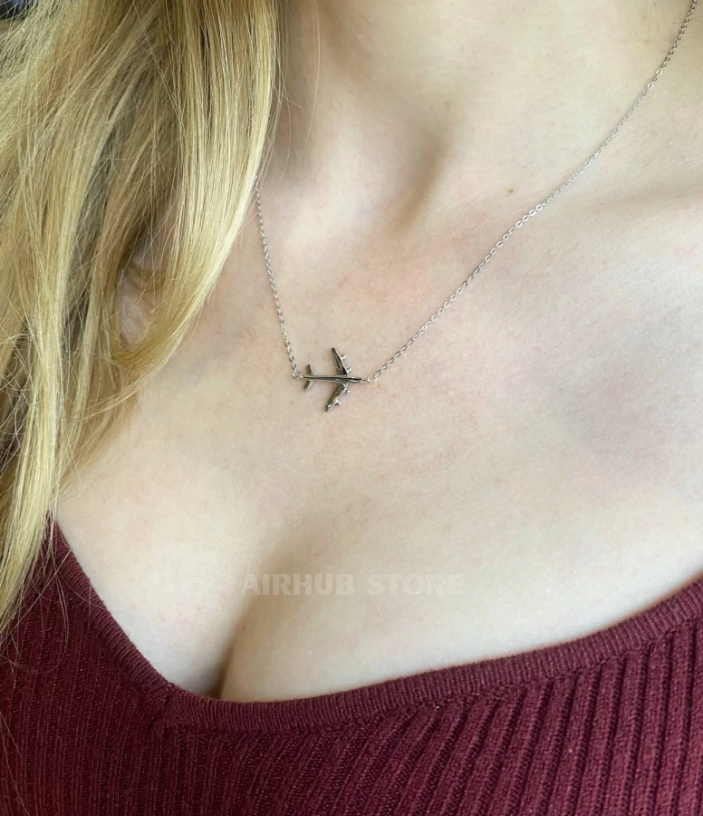 Airplane in a circle Pendant