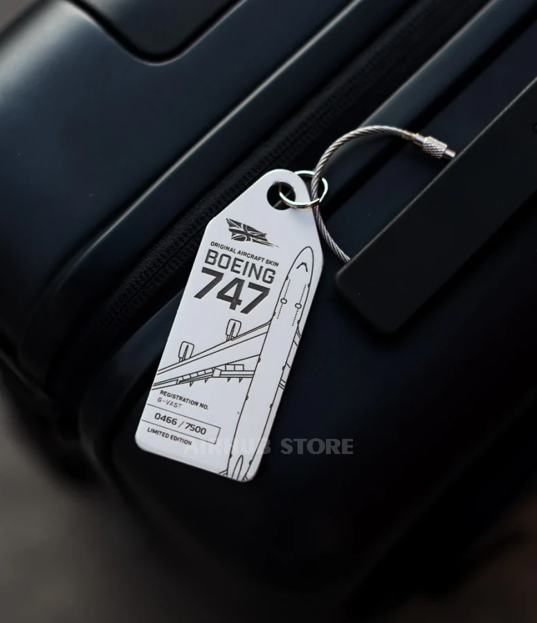 Boeing 747 Virgin Atlantic Airways G-VAST Keychain