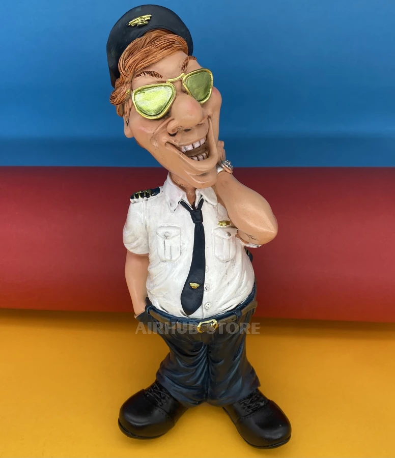 Statuette Pilot with a jacket