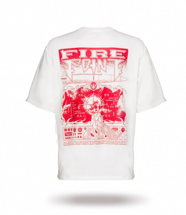 Fire Point T-shirt FP-9 white