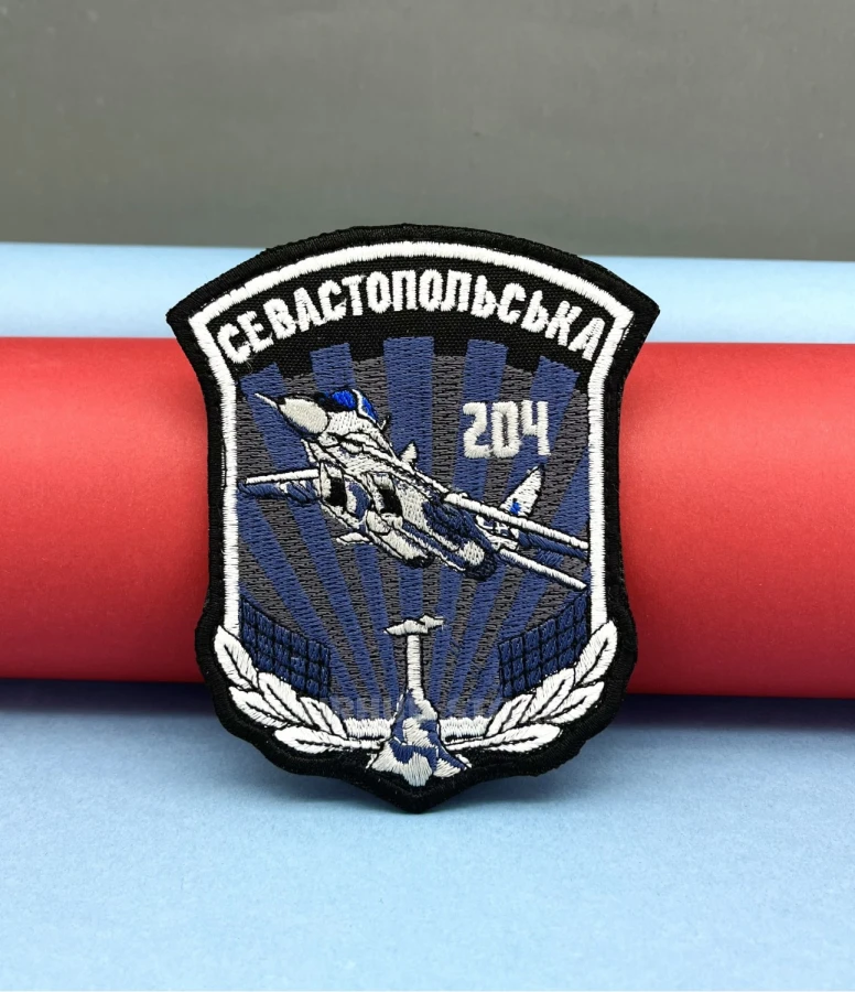 Нашивка МиГ-29 щит Севастополь 204