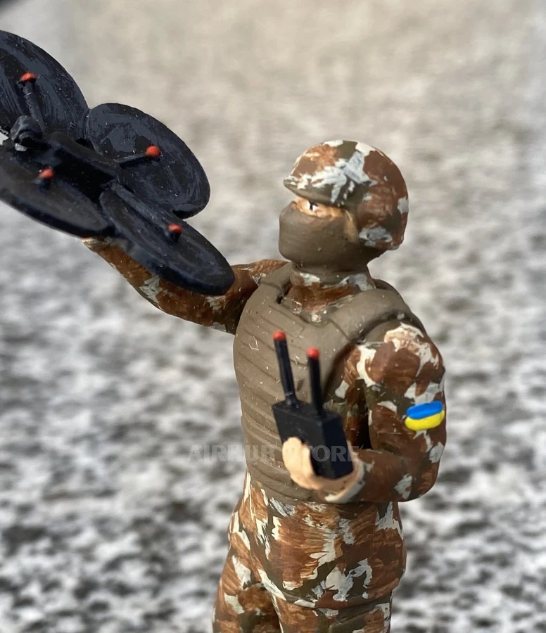 Statuette of a UAV operator
