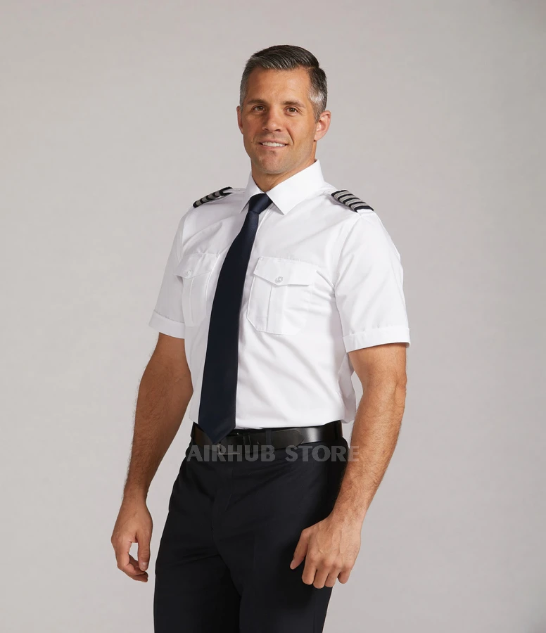 Short sleeves, fitted, FIT ALTUS uniform shirt