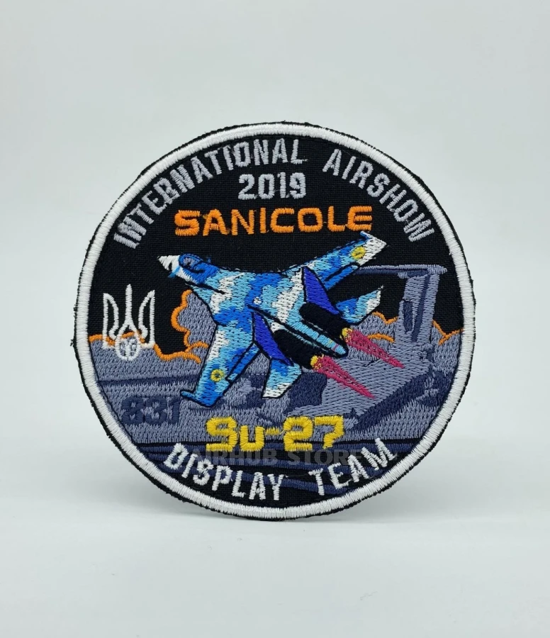 Su-27 Ukranian Air Force display team Patch