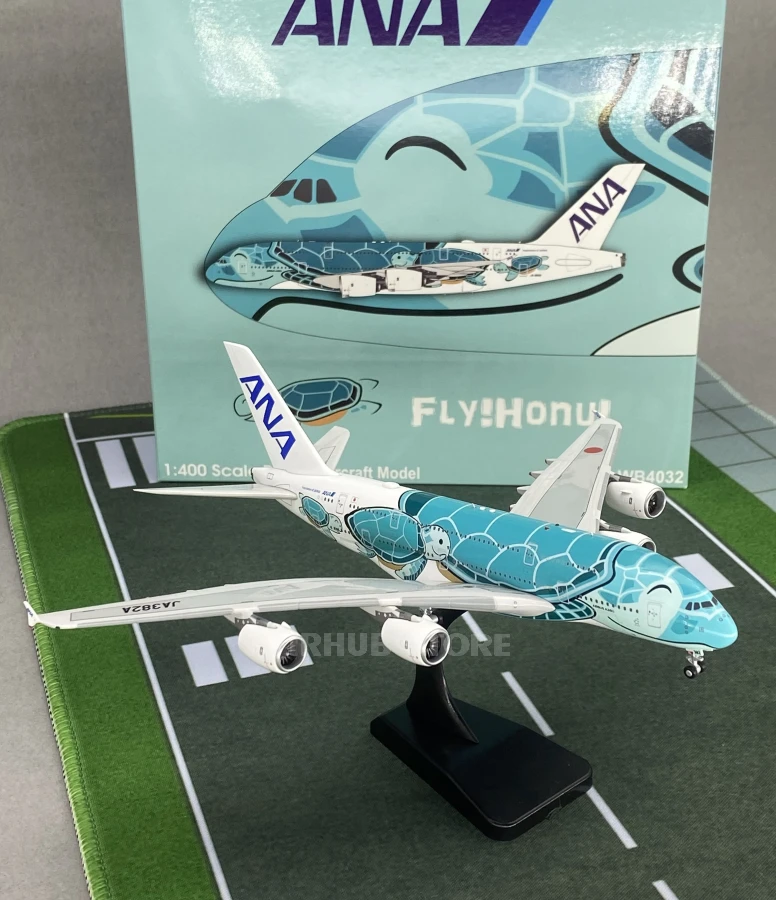 Aircraft Model Airbus A380 ANA Flying Honu Turtle 1:400