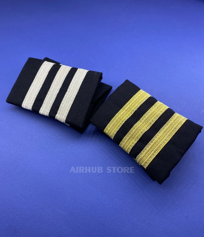 Pilot's shoulder straps wide 3 stripes