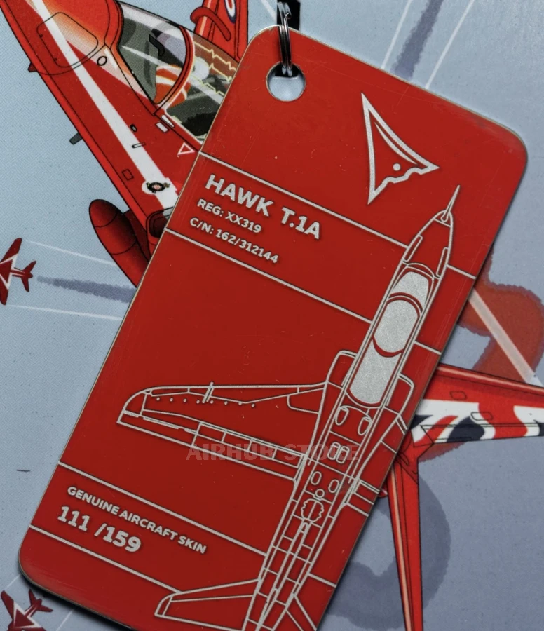 Hawk T.1A Reg: XX319 Keychain